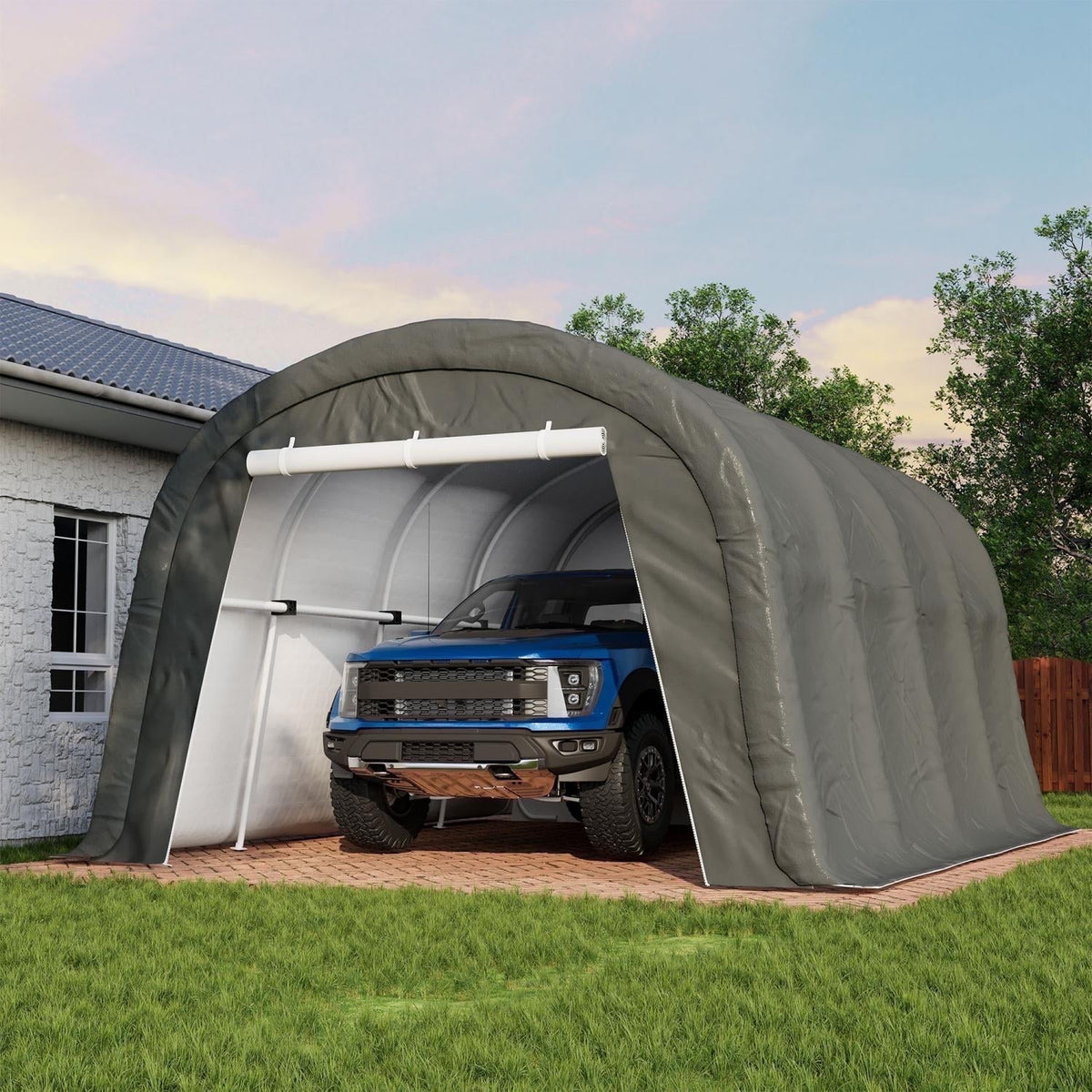 tent carport garage COSIEST 13'x20'Heavy-Duty Carport ,Portable Outdoor Canopy Garage with